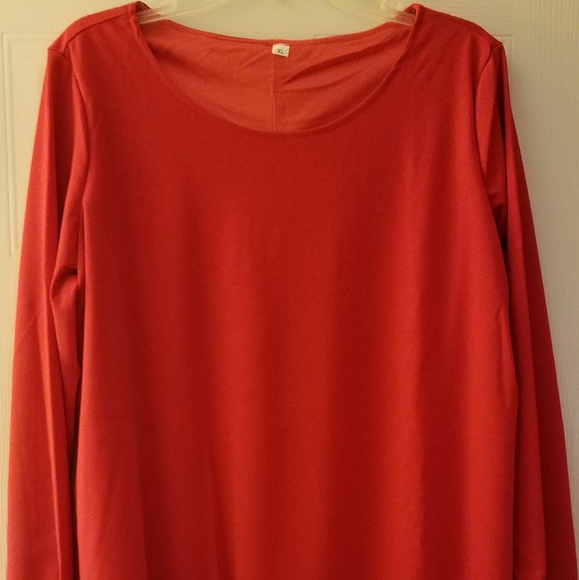 Lili❤gal new in pkg red long sleeve top, size XL - Picture 2 of 8